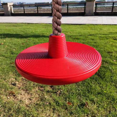 Tree Climbing Rope and Kids Disc Swing Seat Set for Outdoor Backyard Playground Accessories