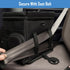 COOLBEBE Car Seat Organizer, Backseat Car Organizer with Cup Holders for Kids and Adults Travel, Cooler Compartment