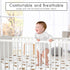 Sweet Jojo Designs Fitted Baby Crib Sheets (Boho Teddy Bear) for Boys or Girls, Infant Nursery, Toddler Room - Standard