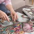 BBOLDIN 1000 Crystal Elephant Puzzles for Adults Pieces, Cute Animal Flower Jigsaw Puzzles, Art Pretty Floral Puzzles