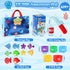1 17 1 1 2 Montessori Toys for Year Old Boy Girl Birthday Gift, in Cloth Fishing Game with Stacking Cups, Color