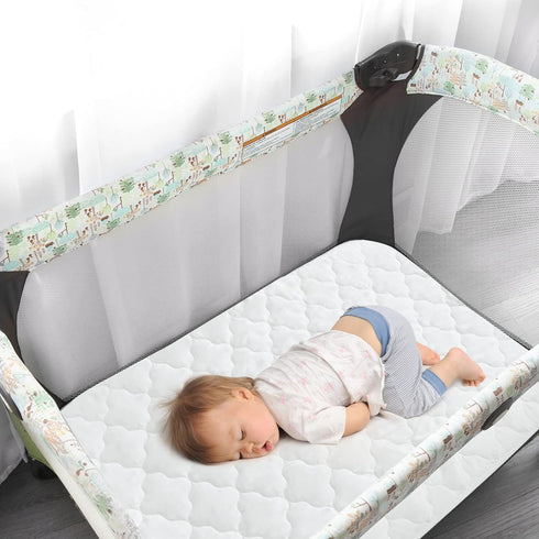 Pack Pack 39" 27" and Play Mattress Protector Cover Waterproof, and Play Mattress Pad Cover Quilted- x for Graco