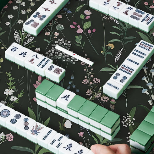 molovsiny Mahjong Mat for Table - Durable Mahjong Table Cover with Unique Design, Premium Mahjong Accessories, Perfect