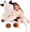 IKASA Giant Cow Stuffed Animal - 30 Inches Big Cow Plush Toy