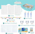 BONNYCO Paint by Numbers Kit for Kids - Sea Animals Pack of 3 Canvas