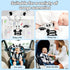 0-6 0 3 6 9 Car Seat Toy,Stroller Toys,Car Seat Toys for Babies months Boy Girl,Spiral Hanging Stroller Black and White