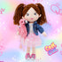 15" 1 June Garden Playmate Buddies - Plush Doll Mia with Her Stuffed Animal Companion Flamingo Rosie for Kids Year