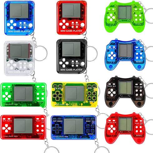 12 PCS Video Game Party Favors - Video Game Keychain Birthday Gaming Party Supplies, Goodie Bag Stuffers