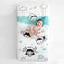 Rookie Humans Organic Cotton Sateen Fitted Crib Sheet: Dive in, Modern Nursery, Standard Crib Size (52 x 28 inches)