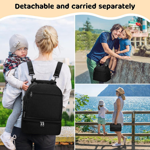S1 S2, Pack, OCKLILY Pump Bag for Spectra Wearable Breast Pump Bags with Ice Pumping Bag with Waterproof Mat for Pump