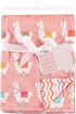 Hudson Baby Unisex Baby Plush Mink Blanket - Llama, One Size