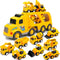Veslier 9 in 1 Construction Truck Toys for Ages 3 4 5