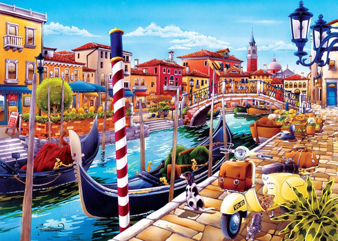 MasterPieces 550 Piece Jigsaw Puzzle for Adults, Family, or Youth - Venice - 18"x24"