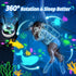 COOLNIGHT 93 Lighting+3 Remote+Dimmable+360 Boy Room Decor, Films Toddler Room Decor, Slient Nightlight for Baby