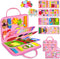 Exorany Busy Board Montessori Toys for Toddler Girl Birthday Gifts, Busy Book