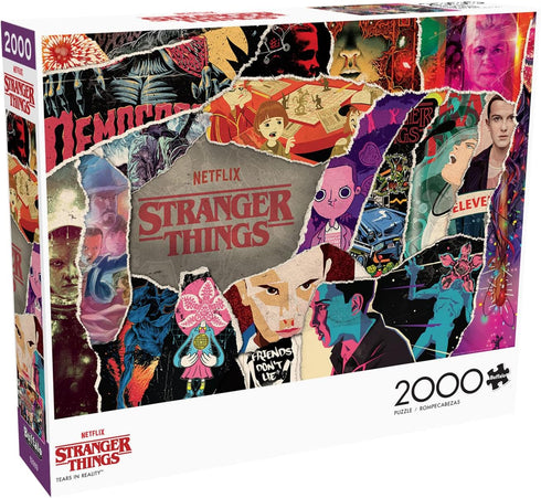 Buffalo Games Stranger Things Tears in Reality, 2000 Piece Jigsaw Puzzle for Adults, 38.50 x 26.50