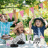 11 Pcs Music Decorations, Retro Musical Notes Honeycomb Centerpieces for Birthday Party Supplies