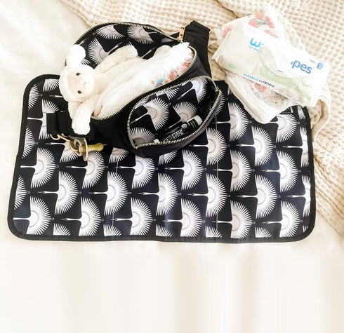 Pack Ditty Co. - Lanikai -Small Diaper Bag - Fanny - Portable Changing Pad - Crossbody Bags For Women - Baby Wipe