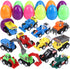Twister.CK 12 Pcs Easter Eggs Prefilled with Pull Back Cars for 3-6 Year