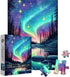 PICKFORU Magic Northern Lights Puzzles for Adults 1000 Pieces, Nature Fantasy Landscape Puzzle