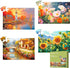 4 Packs 36 Piece Large Jigsaw Puzzles for Elderly, Alzheimer's Activities, Cognitive Games with 4 Storage Bags