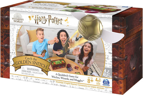 Harry Potter Catch The Golden Snitch - Quidditch Board Game for Witches, Wizards, and Muggles, Family Game Ages 8+
