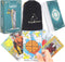 MagicSeer Tarot Cards, 78 Pcs Large Borderless Deck for Beginners and Experts, Velvet Bag Included.