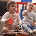 June Garden 3" My First Basketball, Plush Baby Squeaky Sensory Toy, Safe Soft Sports Toy for Infants