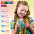 UpBrands 24 Easter Eggs Fillers Zipper Bracelets 6.5 Inches Sensory Toys Set for Kids Birthday Party Favors