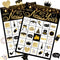 Funnlot New Year Eve Games, 24 Players Bingo Cards for Kids, New Years Party Supplies, Activities for School