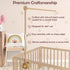 31 Inch Baby Crib Mobile Arm - Mobile Hanger for Baby Girl or Boy Nursery Crib Decor - Wooden Decoration Attachment