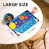 6 Pack 6 Dotimo Kids Placemats for Dining Table - Educational PVC Mats with Learning Themes (Alphabet, Numbers, Planets