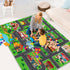 DINSUMRUG (59X39.4 INCH, 1) Kids Carpet Car Play Rug, City Life Traffic Road Kids Rug Playmat,Non Slip Children