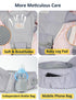 6-in-1 0-36 (7.7-66 lbs) Baby Carrier Newborn to Toddler, Ergonomic Infant Hip Seat Carrier with Storage Pocket
