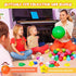 140 Pcs Motivational Stress Balls, Colorful Foam Balls for Anxiety Relief and Hand Exercise Party Supplies