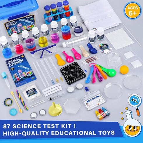 Kids,120 6 7 8 9 10-12 Kuovei Science Kit for Science Lab Experiments,Scientist Costume Role Play STEM Educational