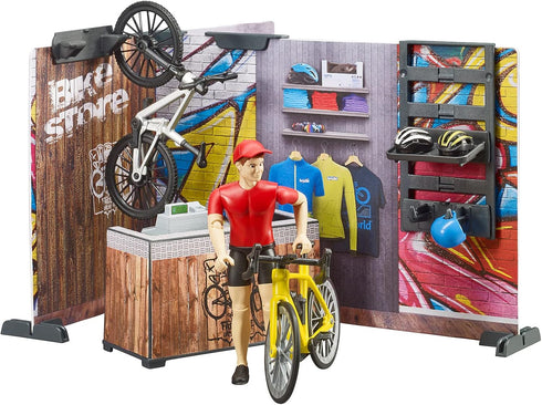 Bruder bworld 63120 Bike Shop and Service Playset