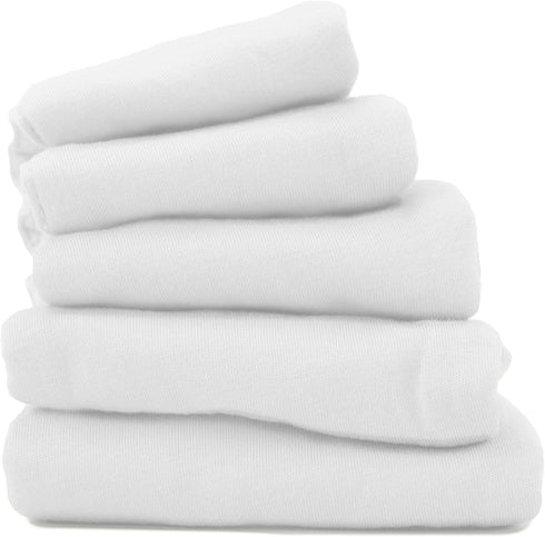 More of Me to Love Cotton and Viscose Blend Tummy Liner, 3-Pack, Large, White