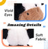 Hopearl Talking Cow - Electric Interactive Animated Toy that Repeats What You Say, Shaking Head Plush Buddy