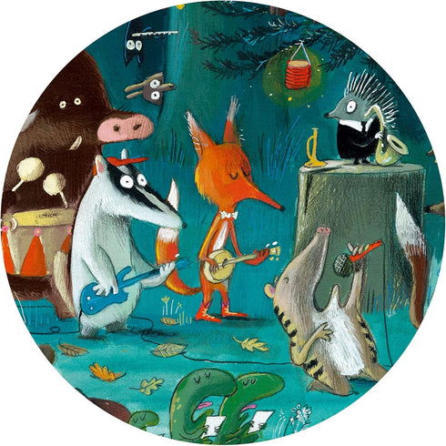 DJECO The Orchestra 35pc Observation Jigsaw Puzzle + Poster