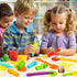 Play Dough Tools Kit, 12 pcs Plastic Playdough Tools with Extruders, Scissors, Rollers and Cutters in Random Color
