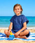 11-14 MissShorthair Towel Poncho for Kids, Hooded Beach Towel for Girl&Boy, Surf Poncho Swim Changing Robe Microfiber