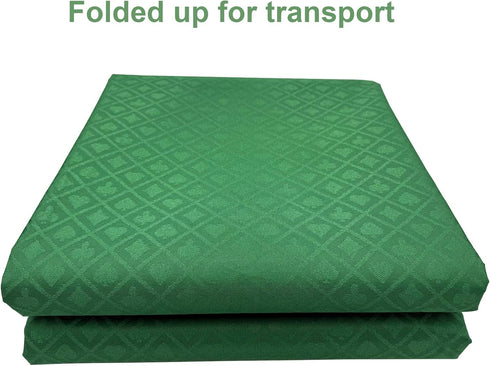108X60 Inch Speed Cloth Poker Table Fabric - Section of Casino Card Game Table Felt Top Cover Accessories - Green