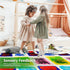 12" 12" LONGKING X Sensory Tiles for Activity Play Centers for Children, Sensory Floor Tiles, Liquid Floor Tiles