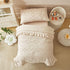 AIKASY Set 4 Set, Toddler Bedding Pieces Super Soft Comforter Shabby Boho Bohemian Design for Boys and GirlsRuffle
