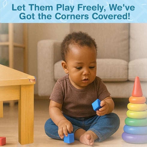 EXCOLIT 15 Pack Corner Protector for Baby - Clear & Transparent Edge Guards for Baby Proofing, Safety Furniture Corner