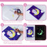 Pack 3 4-6 8-12. BONNYCO Paint by Numbers Kit for Kids Unicorns Canvas. Paint by Number, Canvas Framed Pre Drawn.