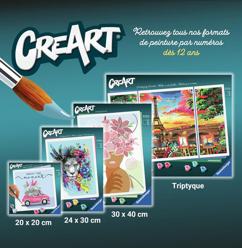 Ravensburger Take it Easy Paint by Numbers Kit for Adults, 20099, Arts and Crafts for Ages 12 and Up