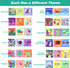 Baby Bath Books - Fabric Soft Baby Cloth Books, Early Education Toys, Waterproof for Toddler, Newborn, Infants, Perfect