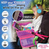Kids Travel Tray, Waterproof Car Tray for Kids, Lap Desk with Storage for Toddler Travel